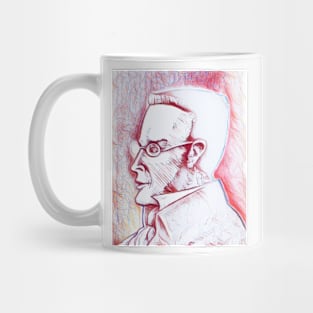 Max Stirner Portrait | Max Stirner Artwork | Line Art Mug